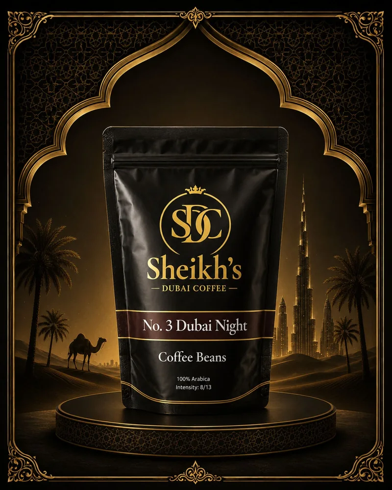 SHEIKH’S DUBAI COFFEE — No.3 Dubai Night — Кафе на зърна 250 g