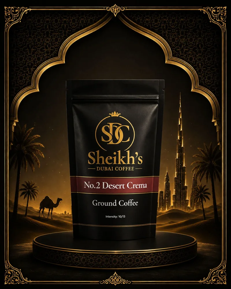 SHEIKH’S DUBAI COFFEE — No.2 Desert Crema — Мляно кафе 250 g